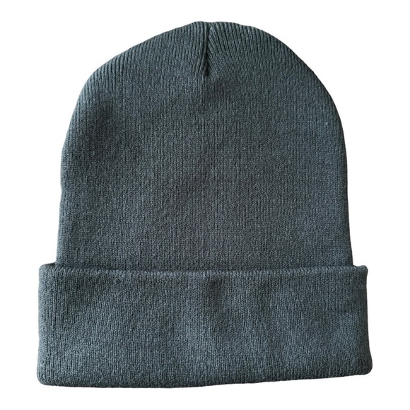 DICKIES ! 4” Cuffed Knit Beanie Charcoal Grey OS NEW - Picture 2 of 4